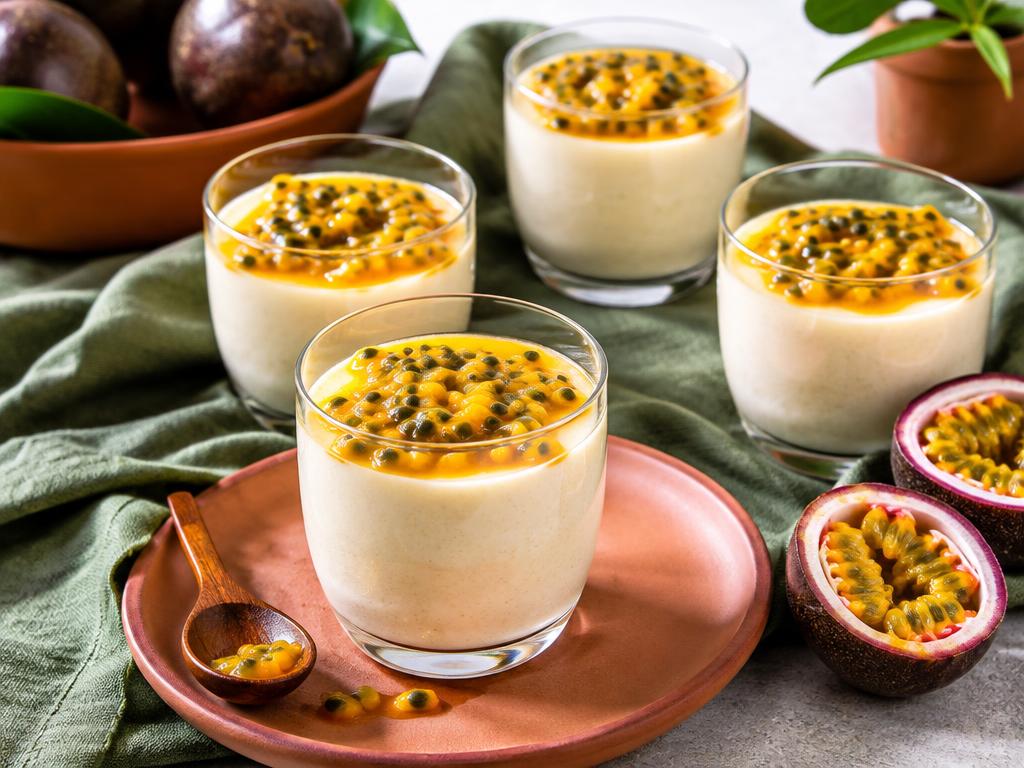 Mousse Proteico de Maracujá