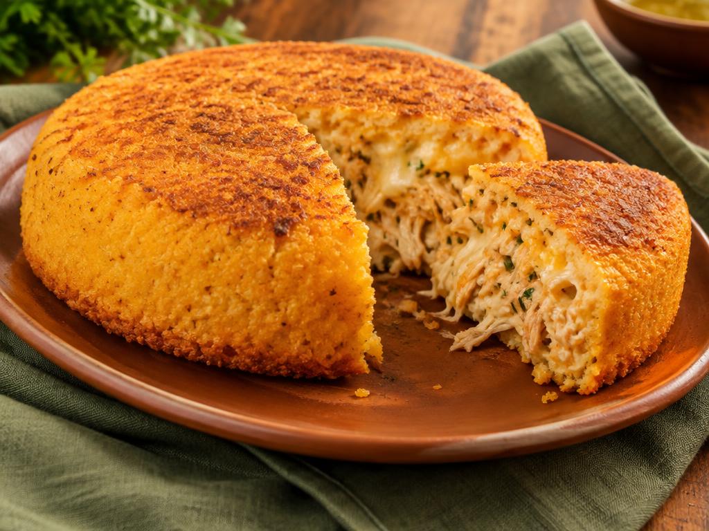 Pão de Cuscuz Recheado